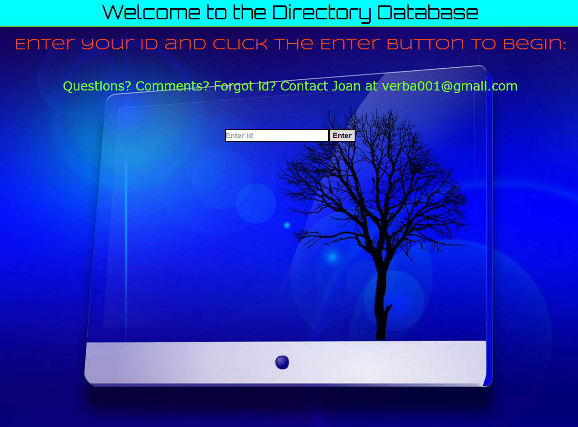 Directory screen capture