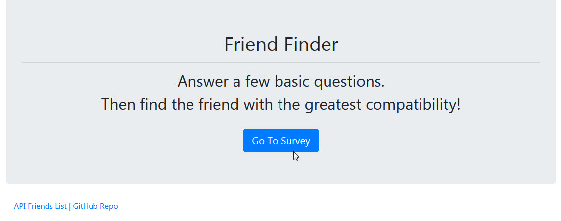 friend finder screen capture